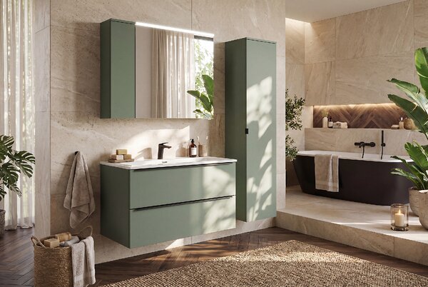 Comad Nábytková horní deska Reed Green 100 cm, zelená