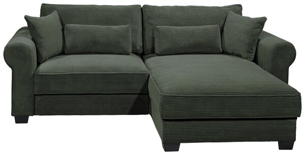 ROHOVÁ SEDAČKA, textil, tmavě zelená MID.YOU - Sedací soupravy, Online Only