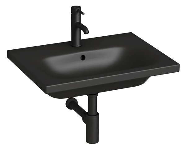 JIKA H8127137161041 - Závěsné umyvadlo MIO 60x45 cm keramika/matná černá
