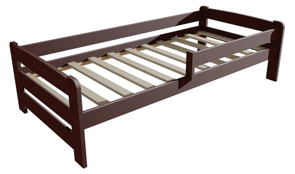 Vomaks Dětská postel se zábranou VMK009D KIDS Rozměr: 90 x 190 cm, Barva: moření ořech