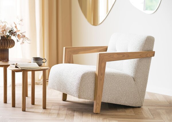 Křeslo Celninaina (béžová). Akce -20%