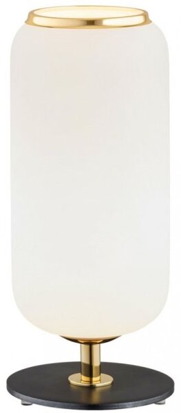 Argon 4994 - Stolní lampa VALIANO 1xE27/15W/230V černá/bílá/zlatá