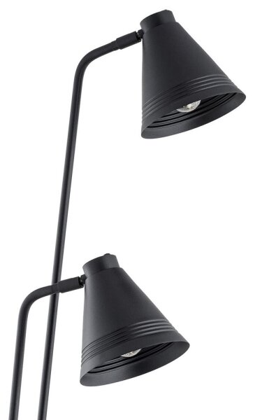 Argon 7077 - Stojací lampa AVALONE 2xE27/15W/230V černá