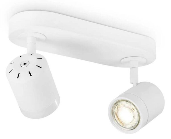 LED Stmívatelné bodové svítidlo MANU 2xGU10/5,8W/230V bílá