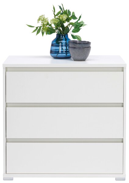 KOMODA, bílá, 80/79/48 cm Carryhome - Široké komody