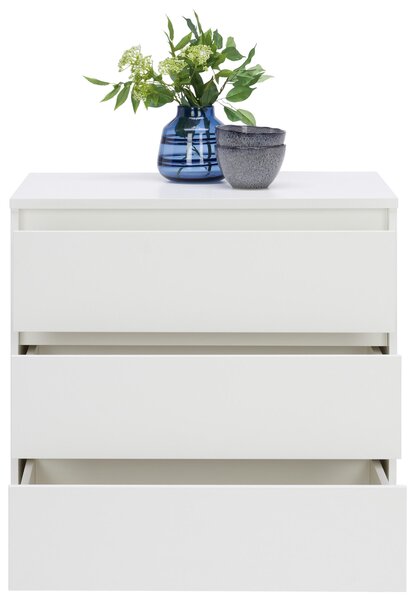 KOMODA, bílá, 80/79/48 cm Carryhome - Široké komody