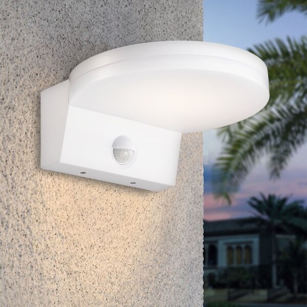 Top Light - LED Venkovní nástěnné svítidlo se senzorem LED/15W/230V IP65 bílá