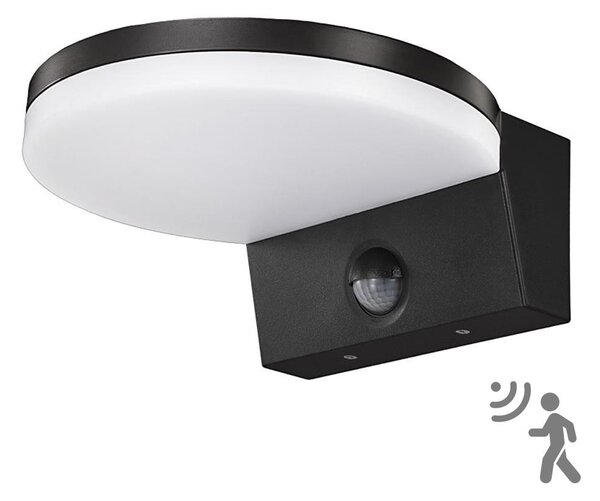 Top Light - LED Venkovní nástěnné svítidlo se senzorem LED/15W/230V IP65 černá