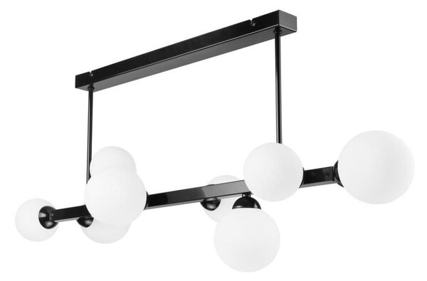 Lustr na tyči ASTRO 8xG9/5W/230V černá