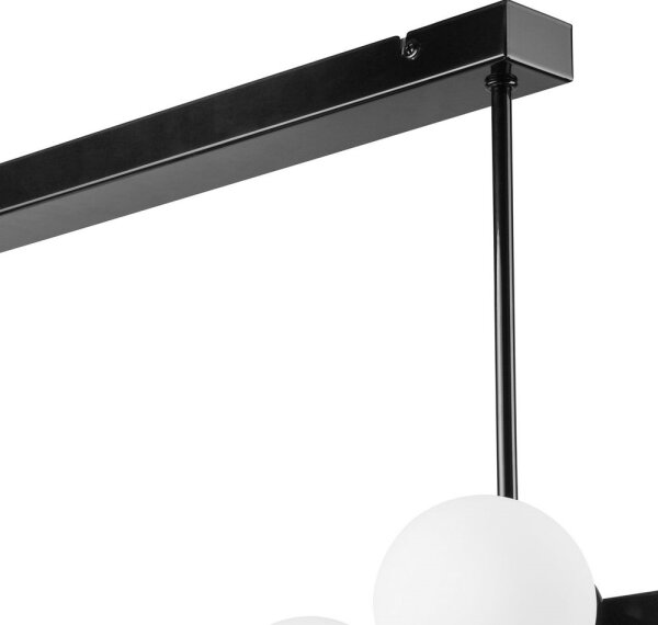 Lustr na tyči ASTRO 8xG9/5W/230V černá