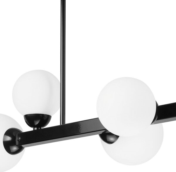 Lustr na tyči ASTRO 6xG9/5W/230V černá