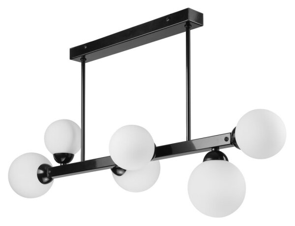 Lustr na tyči ASTRO 6xG9/5W/230V černá