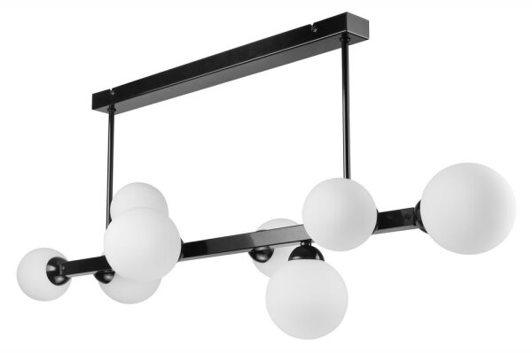 Lustr na tyči ASTRO 8xG9/5W/230V černá
