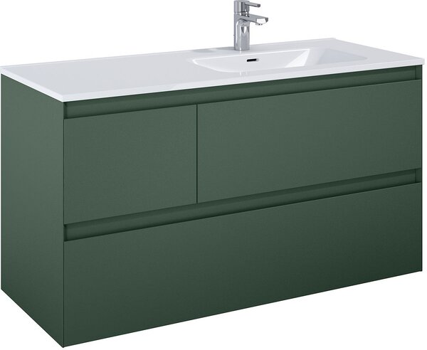 Elita Split skříňka 120x45.8x63.5 cm pod umyvadlo závěsná zelená RE012005157010