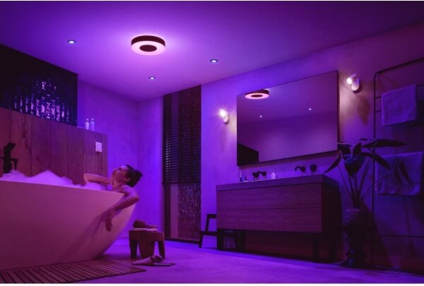 Philips-LED RGBW Stmívatelné koupelnové svítidlo Hue XAMENTO LED/33,5W/230V IP44