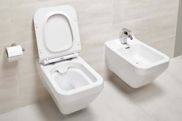 Cersanit S701-213-ECO - Závěsné WC s prkénkem CREA keramika/bílá