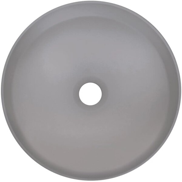 Deante CQS_SU4S - Umyvadlo na desku SILIA pr. 36 cm granit/metalicky šedá