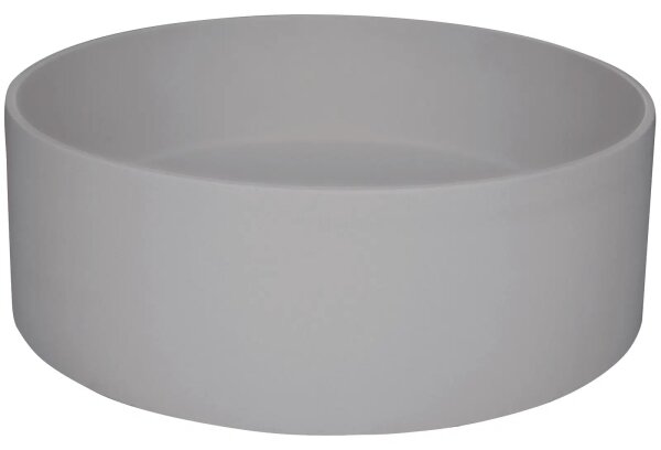 Deante CQS_SU4S - Umyvadlo na desku SILIA pr. 36 cm granit/metalicky šedá