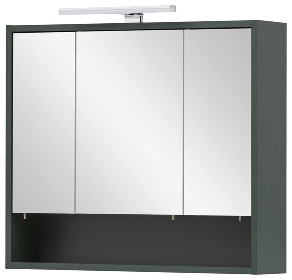 ZRCADLOVÁ SKŘÍŇKA, lesní zelená, 70/64,2/16 cm Stylife - Koupelnové série