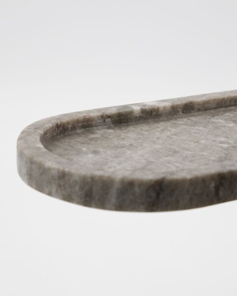 Meraki Mramorový podnos Beige - Oval Large MK177