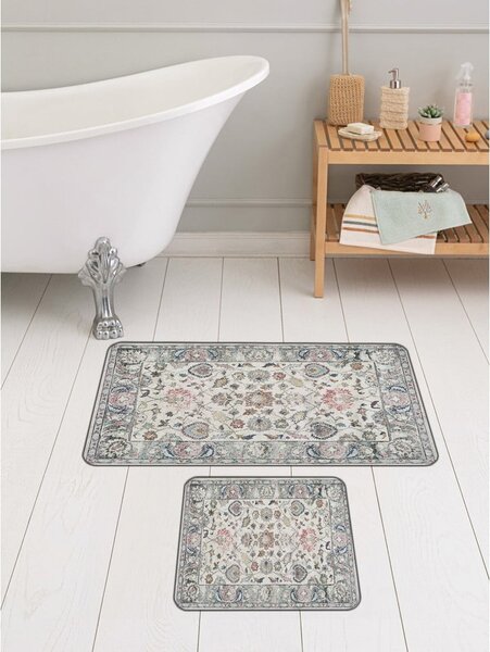 Šedé koupelnové předložky v sadě 2 ks 60x100 cm – Mila Home