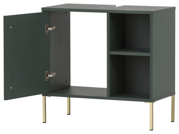 SKŘÍŇKA POD UMYVADLO, lesní zelená, 65,3/63,3/33,1 cm Stylife - Koupelnové série