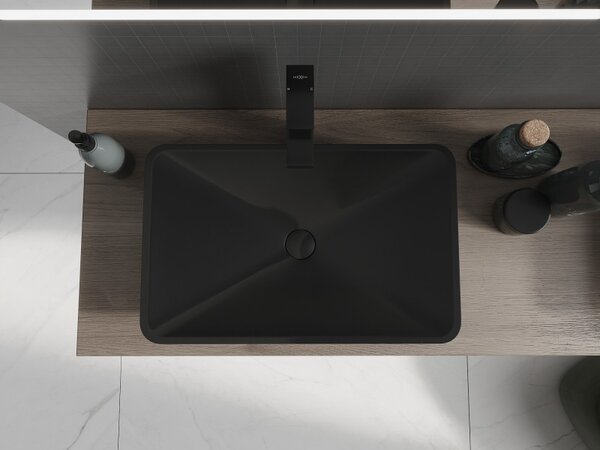 Mexen Esper umývadlo na desku z konglomerátu 60 x 38 cm, černé - 23036071