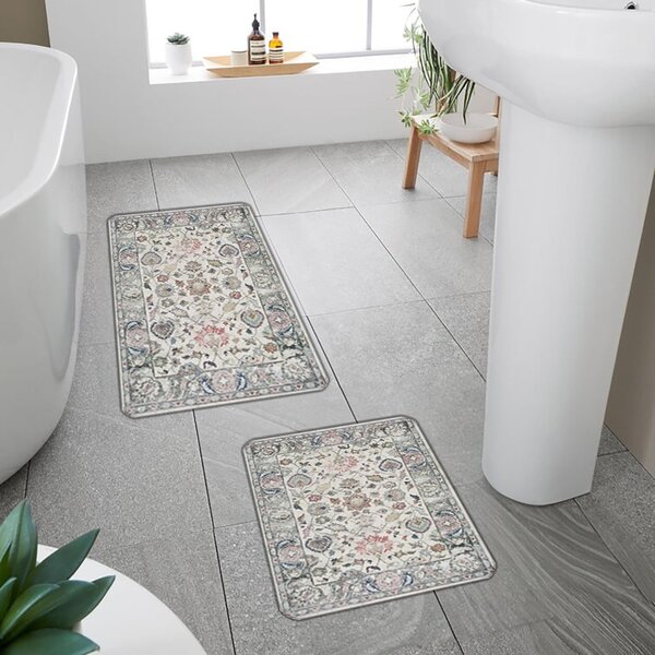 Šedé koupelnové předložky v sadě 2 ks 60x100 cm – Mila Home