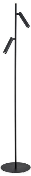 Argon 7082 - Stojací lampa TORRE 2xG9/6W/230V černá