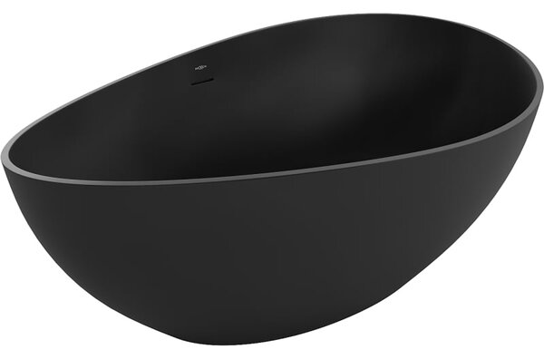 Mexen Parma volně stojící vana z konglomerátu 160 x 95 cm, černá mat - 57231609570