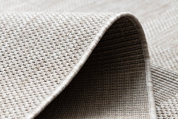 Balta Kusový koberec Sisal FLOORLUX 20079 stříbrný / černý Rozměr: 80x150 cm