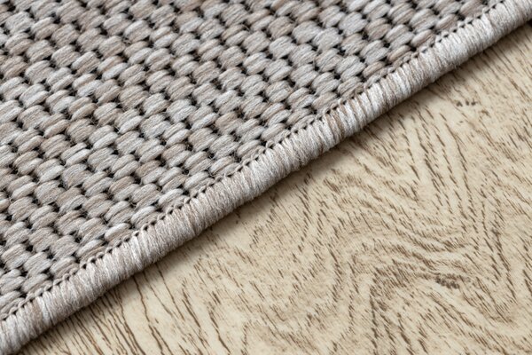 Balta Kusový koberec Sisal FLOORLUX 20079 stříbrný / černý Rozměr: 80x150 cm