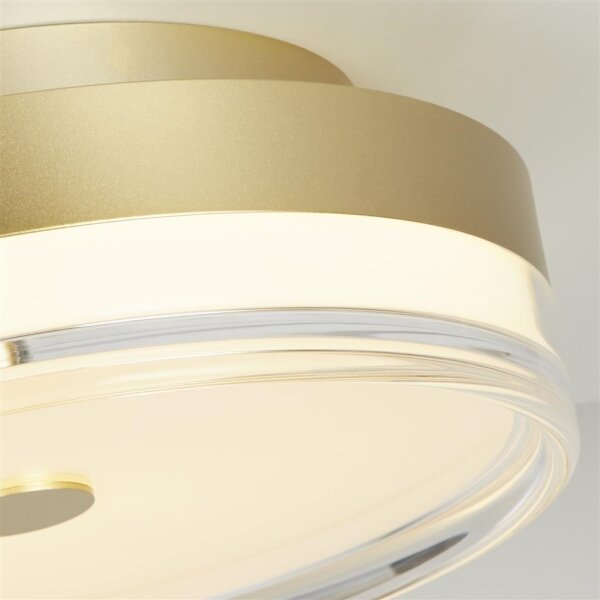 Searchlight 42651-30GO - LED Stropní svítidlo CYPRUS LED/21W/230V pr.30 cm zlatá