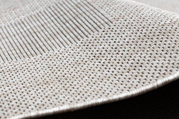 Balta Kusový koberec Sisal FLOORLUX 20079 stříbrný / černý Rozměr: 80x150 cm