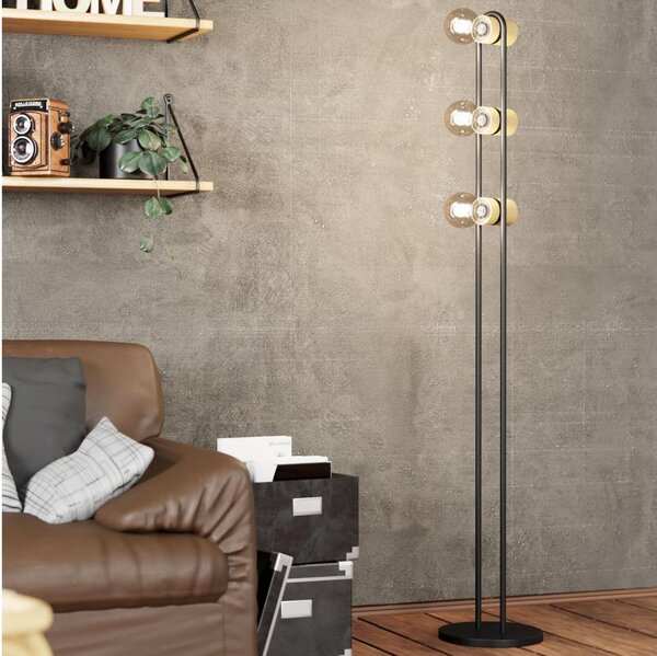 Eglo 43544 - Stojací lampa CHIEVELEY 3xE27/28W/230V