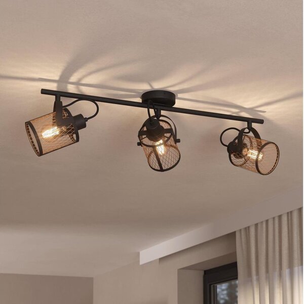 Eglo 43533 - Stropní bodové svítidlo DELLOW 3xE27/40W/230V