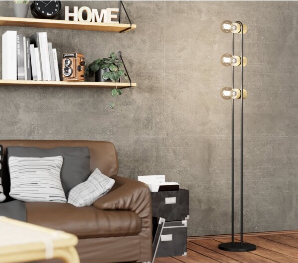 Eglo 43544 - Stojací lampa CHIEVELEY 3xE27/28W/230V