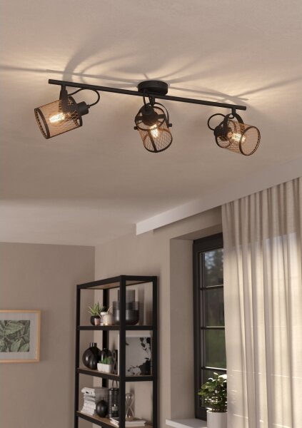 Eglo 43533 - Stropní bodové svítidlo DELLOW 3xE27/40W/230V