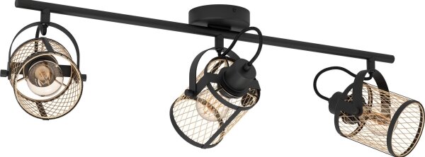 Eglo 43533 - Stropní bodové svítidlo DELLOW 3xE27/40W/230V