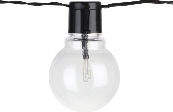 Eglo 900213 - LED Venkovní dekorační řetěz PARTAJ 16xLED/0,064W/24V IP44 černá