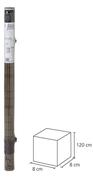 Tmavě hnědá bambusová roleta 120x180 cm Natural Life – Casa Selección