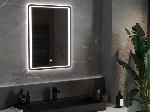 Mexen Zusa koupelnové zrcadlo s podsvícením 60 x 80 cm, LED 6000K, antikorozní - 9808-060-080-611-00