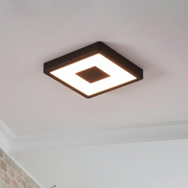 Eglo 900283 - LED Venkovní stropní svítidlo IPHIAS LED/17W/230V IP44 černá