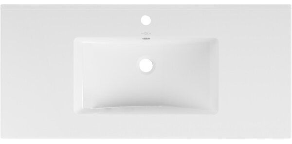 Mexen Atena vestavěné umyvadlo do desky 101 x 46 cm, bílá - 25011000