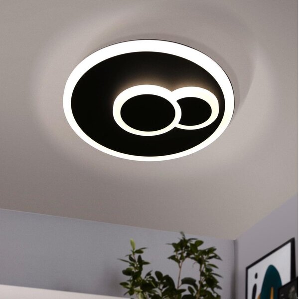 Eglo 30659 - LED Stropní svítidlo CADEGAL LED/7,8W/230V pr. 20 cm černá