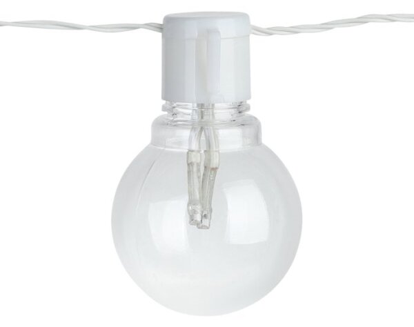 Eglo 900238 - LED Venkovní dekorační řetěz PARTAJ 16xLED/0,064W/24V IP44 bílá