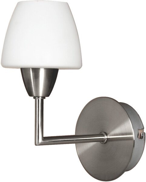 Candellux Togo nástěnné svítidlo 1x40 W bílá-nikl 21-10622