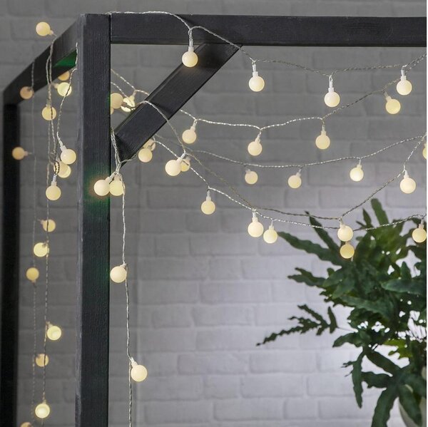 Eglo 900239 - LED Venkovní dekorační řetěz LIBISA 50xLED/0,066W/4,5V IP44