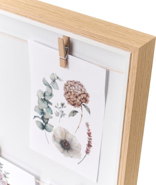 Rámeček na zeď v přírodní barvě 43x43 cm – Casa Selección