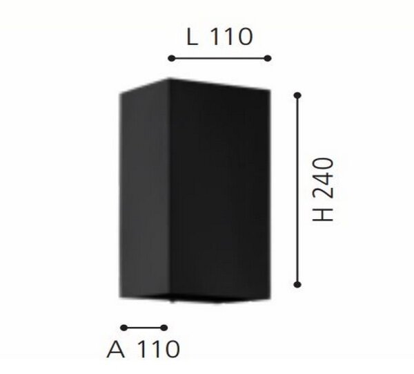 Eglo 900131 - LED RGB Stmívatelné venkovní svítidlo EREMITAN 2xGU10/5W/230V IP55